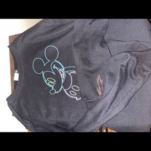 Black oversized Mikey shirt